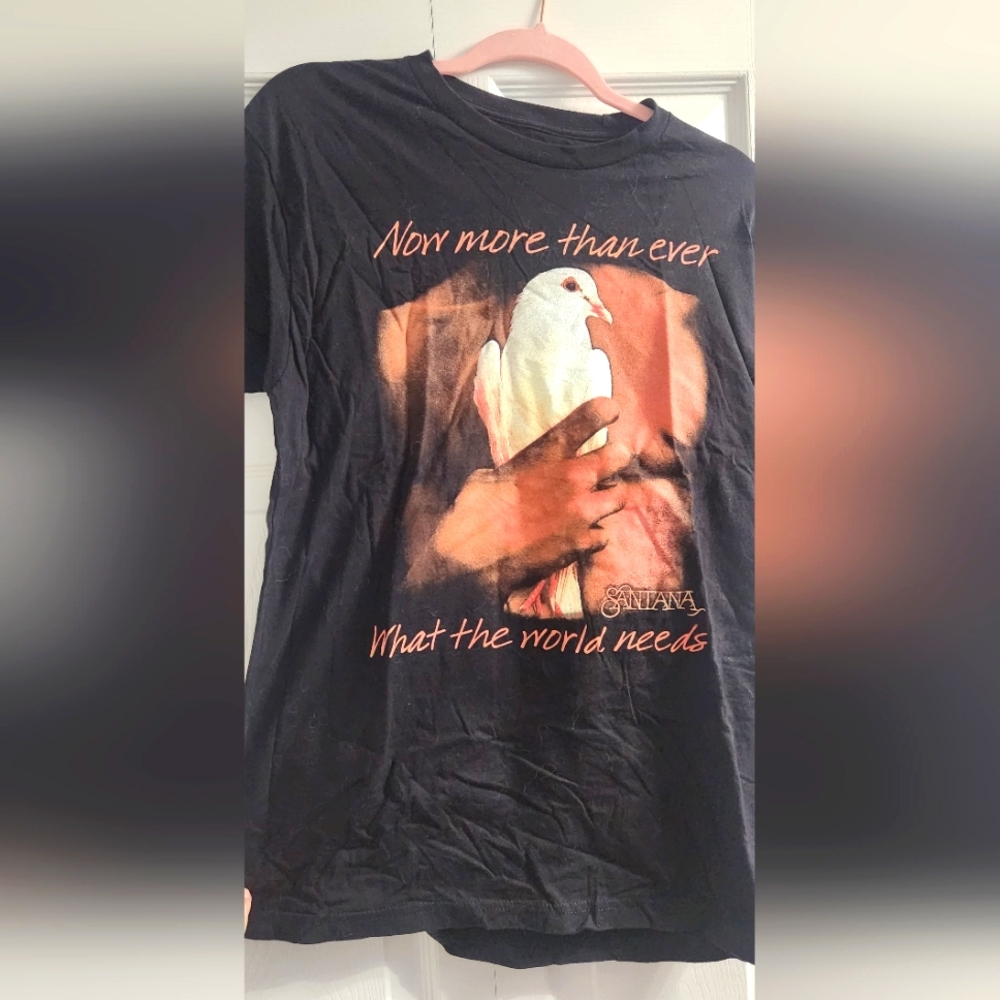 Unisex Santana Concert T-shirt (Men's Large)